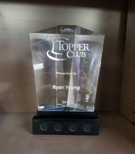 farmers insurance toppers club award